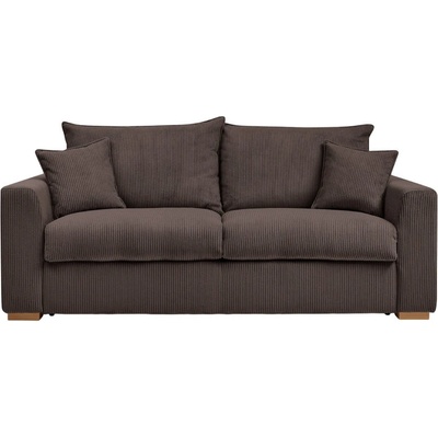 Bobochic Кафяв разтегателен диван от рипсено кадифе 225 cm Augustin - Bobochic Paris (WT-WOII-3.5R-W_1 P1034 N.MI)