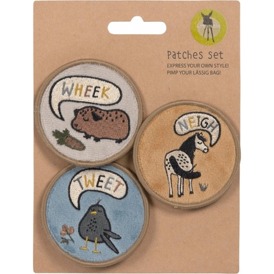 Patches Set LÄSSIG Happy Prints 3 ks 1206029080