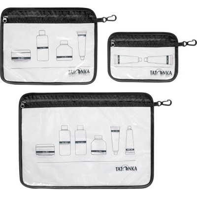 Tatonka toaletní taška zip flight bag SET black černá