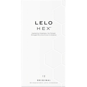LELO Hex Original - презервативи - тънки и издръжливи - 12 броя - desirel