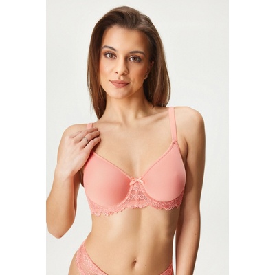 Sassa podprsenka Spacer Classic Lace III vystužená lososová