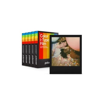 Image 1 of Polaroid Филм Polaroid Color film for i-Type - Black Frames - 5 пакета
