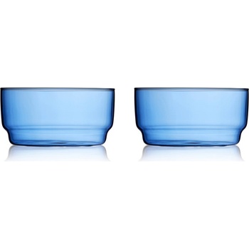 Lyngby Glas Сини стъклени купички в комплект от 2 бр. 500 ml Torino - Lyngby Glas (32368)