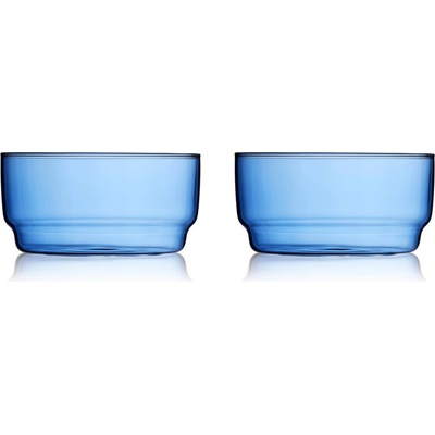 Lyngby Glas Сини стъклени купички в комплект от 2 бр. 500 ml Torino - Lyngby Glas (32368)