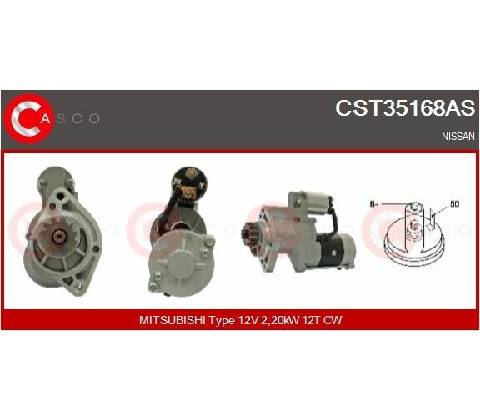 Štartér CASCO CST35168AS