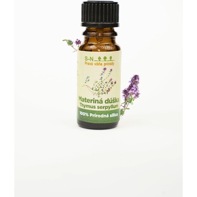 Slow-Natur Éterický olej Materina dúška - Thymus Serpyllum (silica) 5 ml