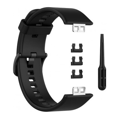 BStrap Silicone remienok na Huawei Watch Fit, black SHU005C01