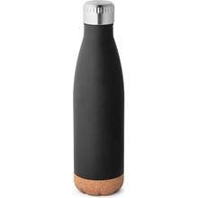 Solberg Termoska z nerezové oceli a korkovou základnou Černá 560 ml