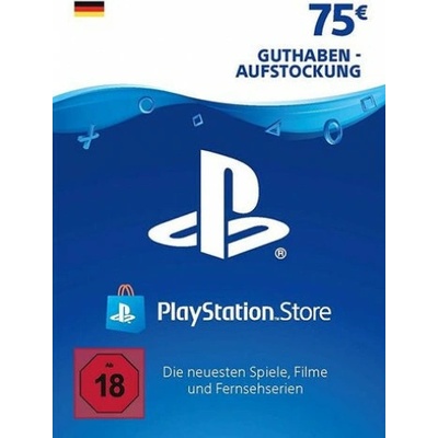 PlayStation predplatená karta 75 € DE