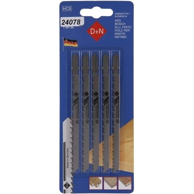 Levior Plátky do přímočaré pily HCS 105/1. 45mm 5ks 34040