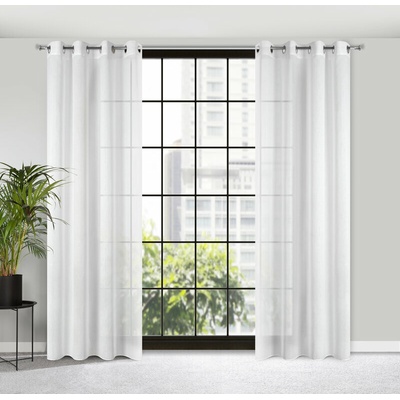 ZÁCLONA MARGO 140X250 CM BIELA