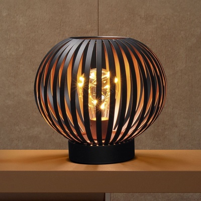 Solight WO3102 - LED Декоративна настолна лампа LED/3xAA черен/меден (SL1535)