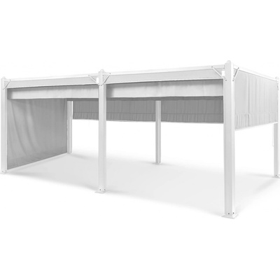 Blumfeldt Pantheon Cortina, pavilon, se střechou, 3x6 m, 4 boční díly Dove Gray