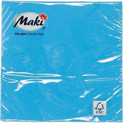 MAKI SLCO 002400 Warm Navy servítky 3V tmavomodré 20ks 33x33cm