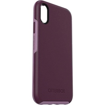OtterBox Symmetry Series Case - хибриден кейс с висока защита за iPhone XS, iPhone X (лилав)