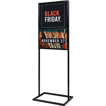 Jansen Display Plakátový stojan Decor s klaprámem A1 černá