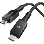 Spigen Кабел за данни Spigen Essential (EB10010CC) - Type-C към Type-C, 100W, 1м - Черен
