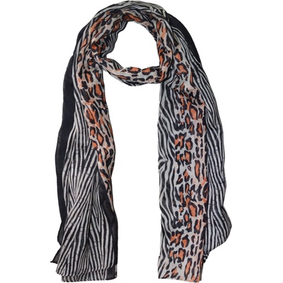 Charm dámská lehká šála tygr a zebra