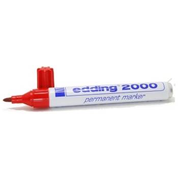 Image 1 of edding Маркер перманентен Edding 2000 червен