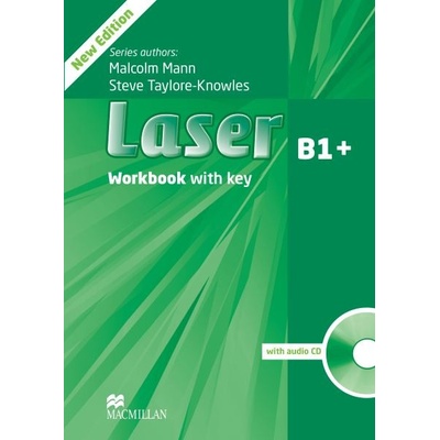 Laser 3rd Edition B1+ Intermediate Workbook with Key a CD Pack
