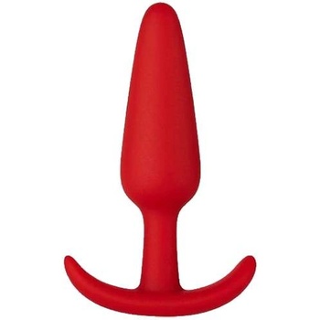 Mokko Анална тапа Butt Plug за постоянно носене "THIAGO RED" 10 см - размер S