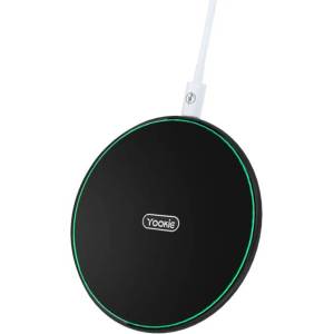 Yookie Безжично зарядно устройство Yookie Ki177, Qi, 15W, Черен - 40256