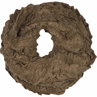 Solden kruhová šála hnědá