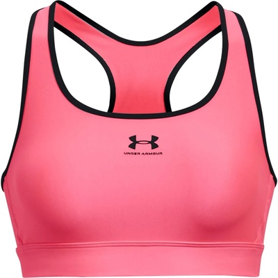 Under Armour HeatGear Armour Mid Padless Sports Bra Womens - Cerise