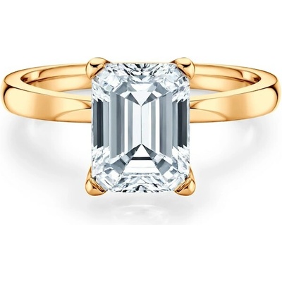 Savicki Zásnubný prsteň žlté zlato laboratórny diamant SAV BST EM LAB Z