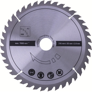 Scheppach pilový kotouč 216x30x2,8/1,6 Z40