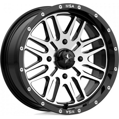 MSA OFFROAD M38 BRUTE 7x14 4x137 ET10 gloss black machined