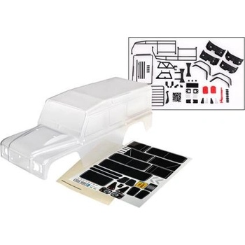 Traxxas каросерия Land Rover Defender пълна прозрачна