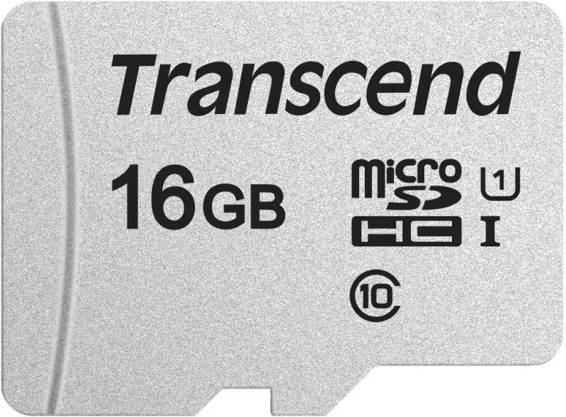 Transcend microSDHC 300S 16GB C10/U1 TS16GUSD300S