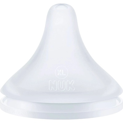 Nuk Силиконови биберони за шише NUK Perfect Match - Размер XL, 6м+, 2 броя (10124035)
