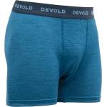 Devold Мъжко мериносово термобельо Devold Breeze Boxer Merino base layer - Blue Melange - размер XXL (014-0335-0415)