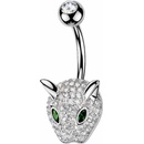 MARRE Piercing do pupíku leopard WP0132