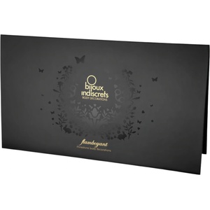 Bijoux Indiscrets Блестящи диаманти интимен комплект бижута - 3 части (син)