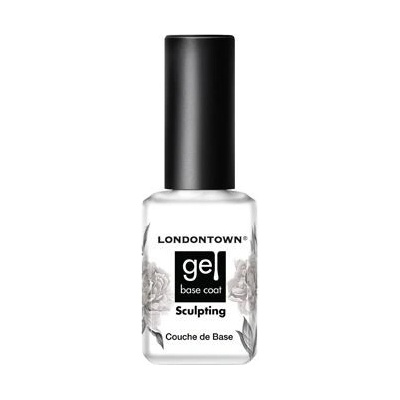 Londontown Gel Sculpting Base Coat stavebný gélový lak na poškodené nechty průhledná 12 ml