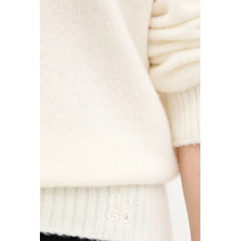 HUGO BOSS Пуловер с вълна hugo в бежово 50545082 (50545082)