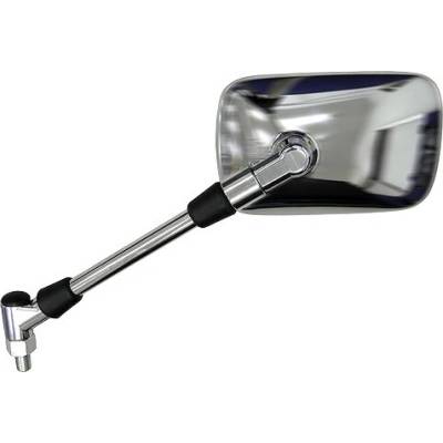 spätné zrkadlo chromové (závit pravý M10), Q-TECH, L - Suzuki GZ 125 98-02 / GZ