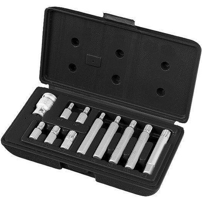 MTX Комплект битове SPLINE, 6-стенна опашка 10 mm, вложка 1/2"; , 11 части MTX 113129 (113129)