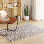 vidaXL Килим за открито и закрито къс косъм шарен 120x180 см (4007222)