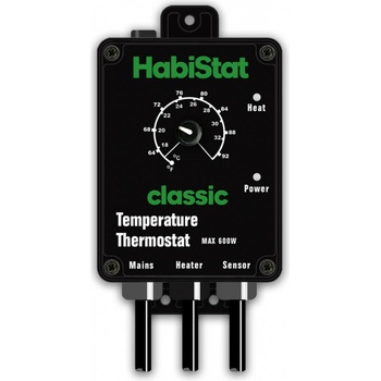 HabiStat Temperature Thermostat černý