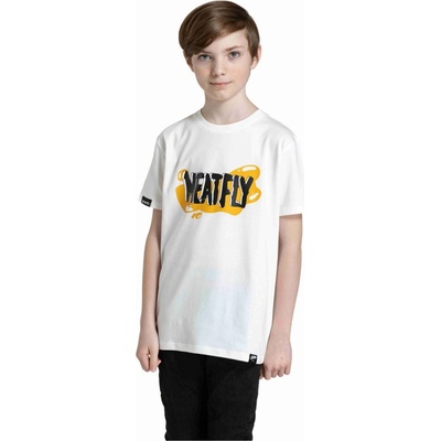 Meatfly dětské tričko Fleck White | Bílá