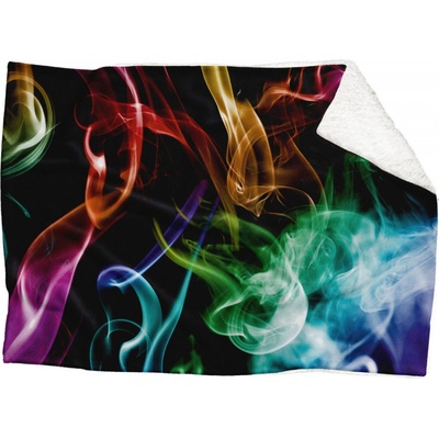 Impar fleece deka Duhový kouř Podšití beránkem ANO 200x140