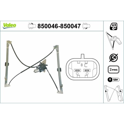 Zvedací zařízení oken VALEO 850046 850046