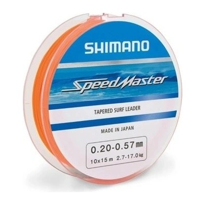 Shimano Speedmaster Surf Taper ld Orange 10x15m 0,33-0,57mm