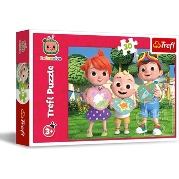 Image 1 of Trefl Пъзел Trefl от 30 части - Кокомелон, да играем заедно! (18295)