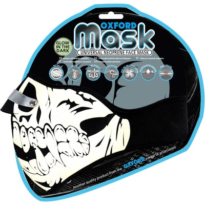 Oxford Glow Skull fluorescenční potisk
