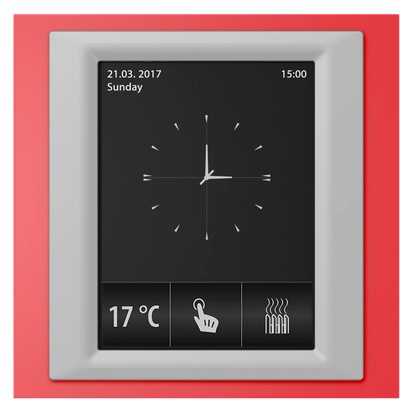 ELKO EP RF Touch-W Сензорно устройство за управление Червена(пластмаса) Алуминий-Металик Бял (RFTW-ARE-BAL-CWH)